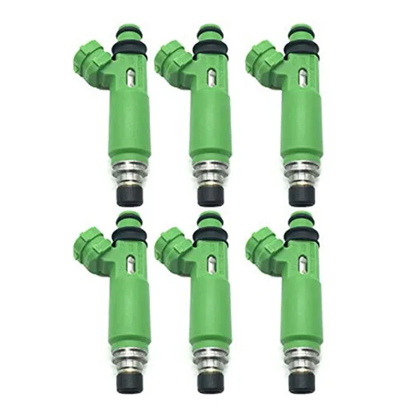 6Pcs/Lot Fuel Injectors 195500-3170 1955003170 MD332733 for Mitsubishi Montero Sport 3.0L 6G72 1998-2003