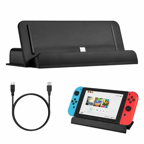 Nintendo Switch 충전 스탠드 용 USB Type-C 콘솔 도크 홀더 충전기 NS Switch Lite 미니 도킹 스테이션 충전기 스탠드