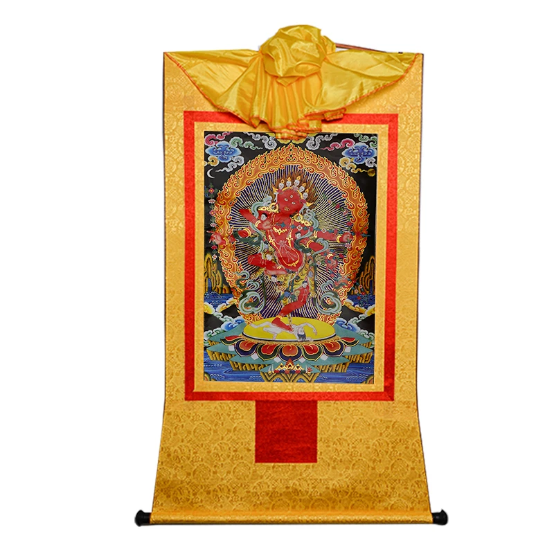 Imagem -05 - Budismo Tibetano Kurukulla Buda Estátua Thangka Impressão Rolo 35cm