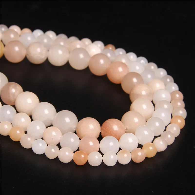 Free Shipping Natural Pink Aventurine Stone Beads Round Loose Crystal Beads Bracelet Necklace DIY 4 6 8 10 12MM 15.5