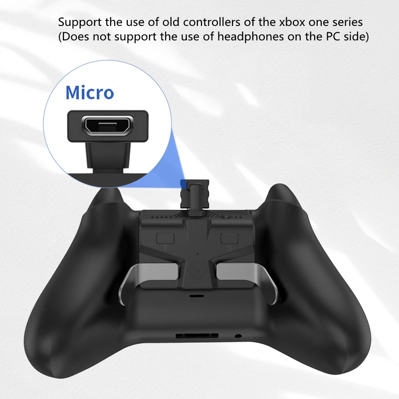 

Replacement Extension Keys Controller Back Button Attachment With 3.5mm Headphone Jack For Xbox One Old Style Controller