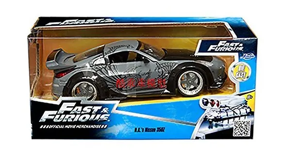 Jada 1:24 Scale  Nissan 350Z Toyota Supra mazda RX-7 dodge charger Diecasts  Toy Vehicles Metal  Simulation Collection Kids Toys