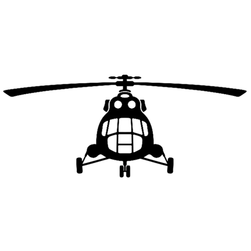30733# 24x10 cm car sticker Mi 8 helicopter V3  car decal waterproof stickers on rear bumper window vinyl no background