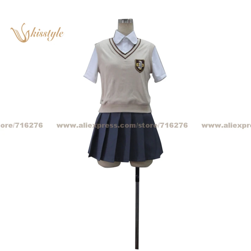 

Kisstyle Fashion A Certain Scientific Railgun Mikoto Misaka Uniform COS Clothing Cosplay Costume