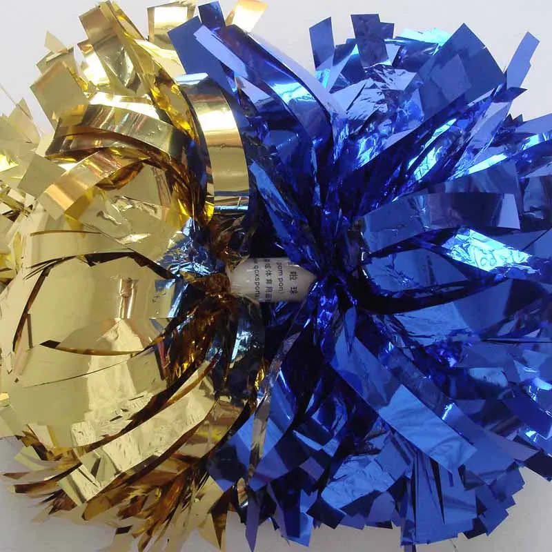 Professional Cheerleader Pom Poms, Baton Handle, 180g, 3/4 