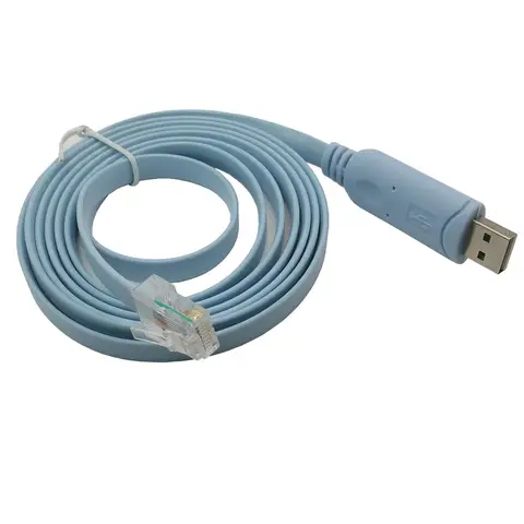 USB to RJ45 Console Cable RS232 Serial Adapter for Cisco Router 1.5m USB RJ 45 8P8C Converter USB Console Cable