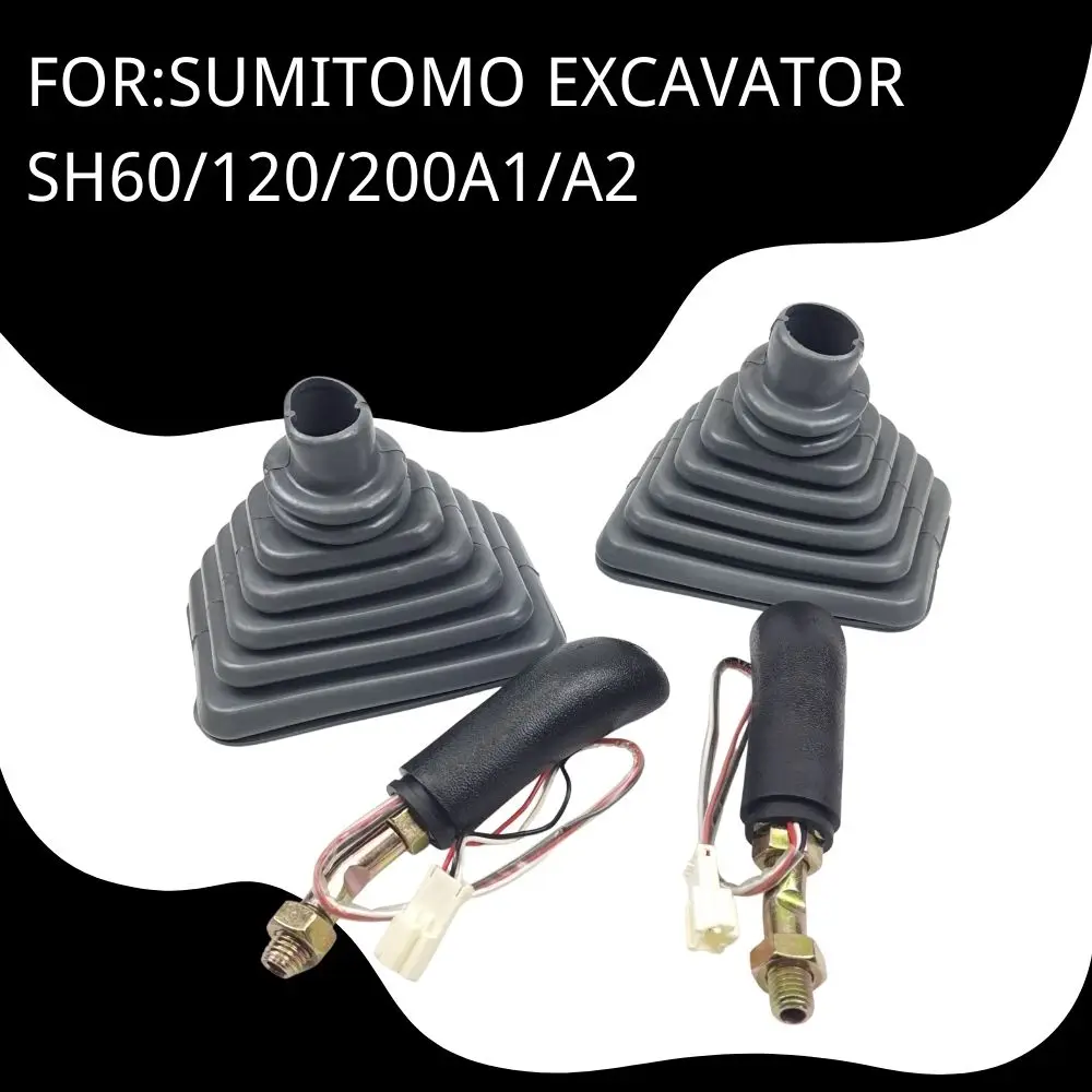 Control Joystick Handle for SUMITOMO Excavator Accessorie SH60/120/200 A1/A2 Dustproof Cover Spare Parts