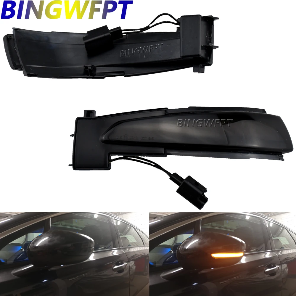 

Пара динамических поворотников, светодиодный указатель поворота для Peugeot 508 SW 2010-2017 для Citroen DS5 2011-2017