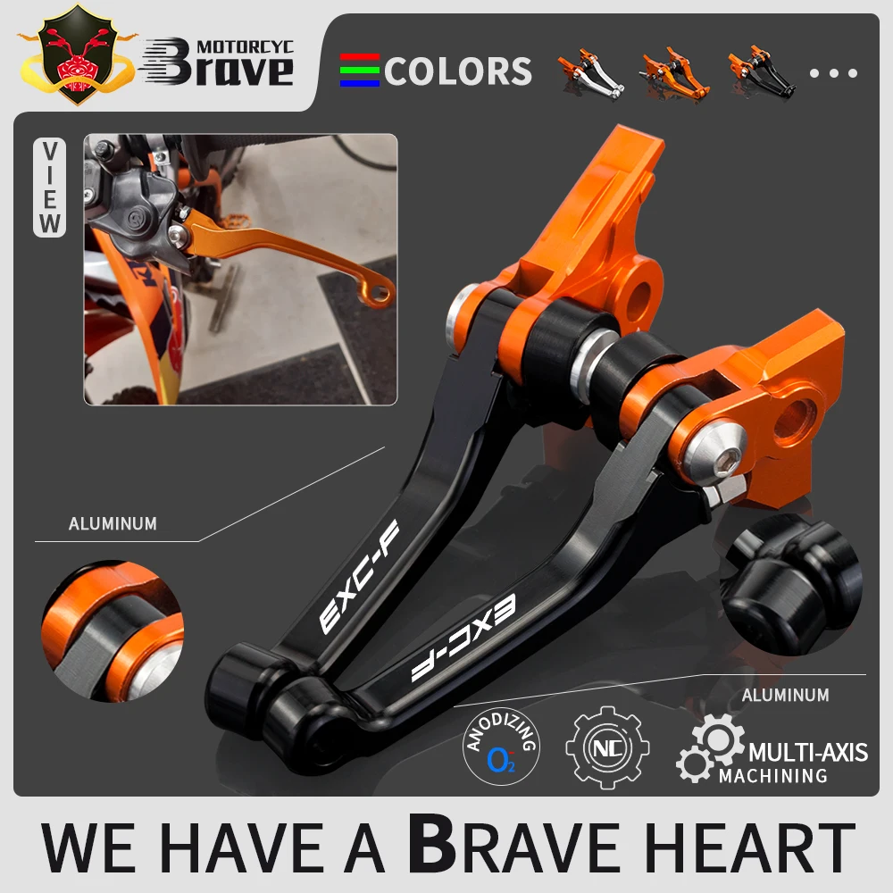 Motocross Dirt Bike Brake Clutch Levers For KTM 250 300 350 400 450 500 525 530 EXC / TPI EXC-F EXC-R EXCF EXCR 2011 2012 2013