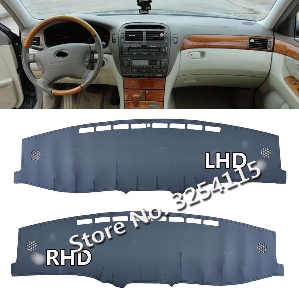 For Lexus LS ls430 2002 2003 2004 2005  PU Leather Dashmat Dashboard Cover Dash Mat Sunshade Carpet Car Styling Auto Accessories