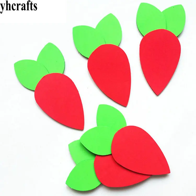 1bag/LOT Foam maple leaf shape Thanksgiving Day crafts Autumn decoration Harvest Festival Creative activity kit Wall decoration