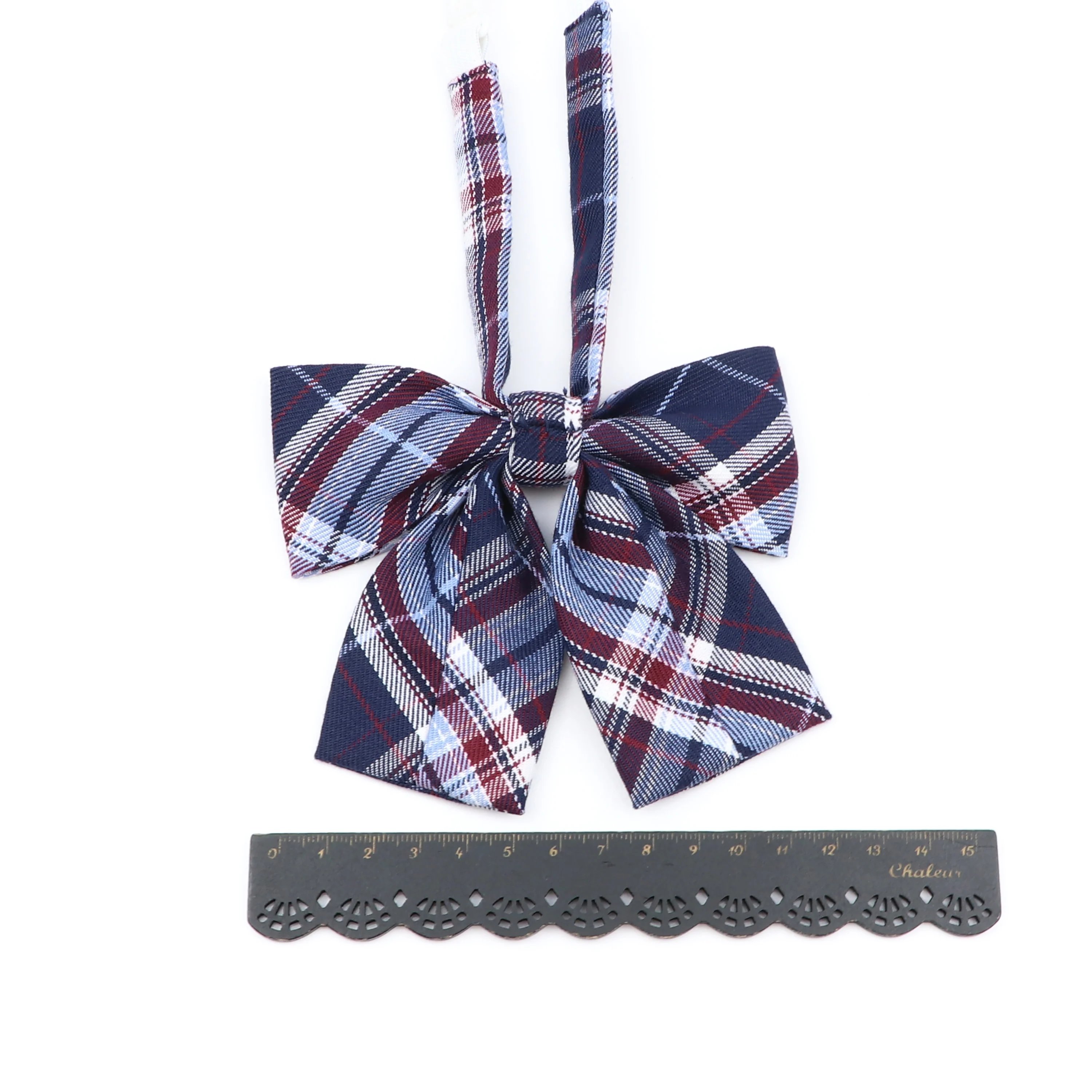 JK Plaid Bowtie Feminine Casual Bow Tie For Women Uniform Collar Cosplay Butterfly Bowknot Adult Check Cravats Girls Female