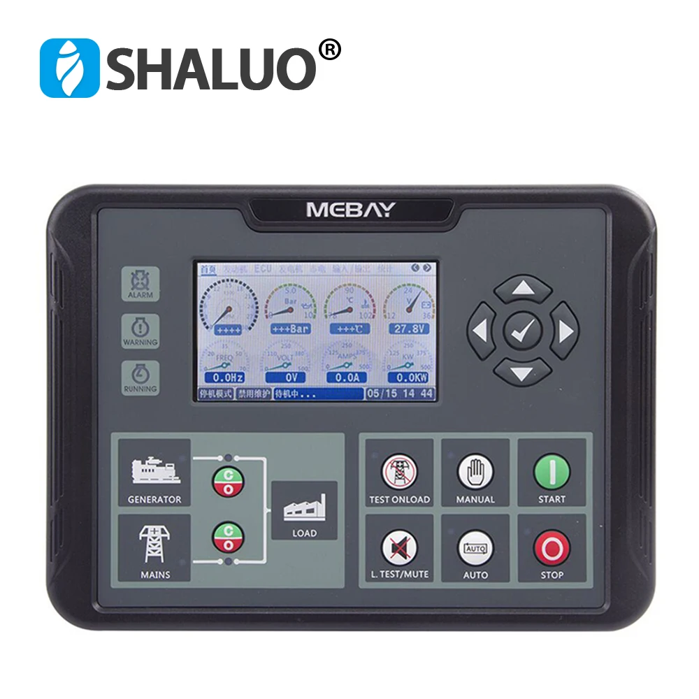 

Mebay DC90D DC92D MKII AMF Diesel Generator Controller Auto start Stop Genset Control Module RS485 CAN Interface PC Monitoring