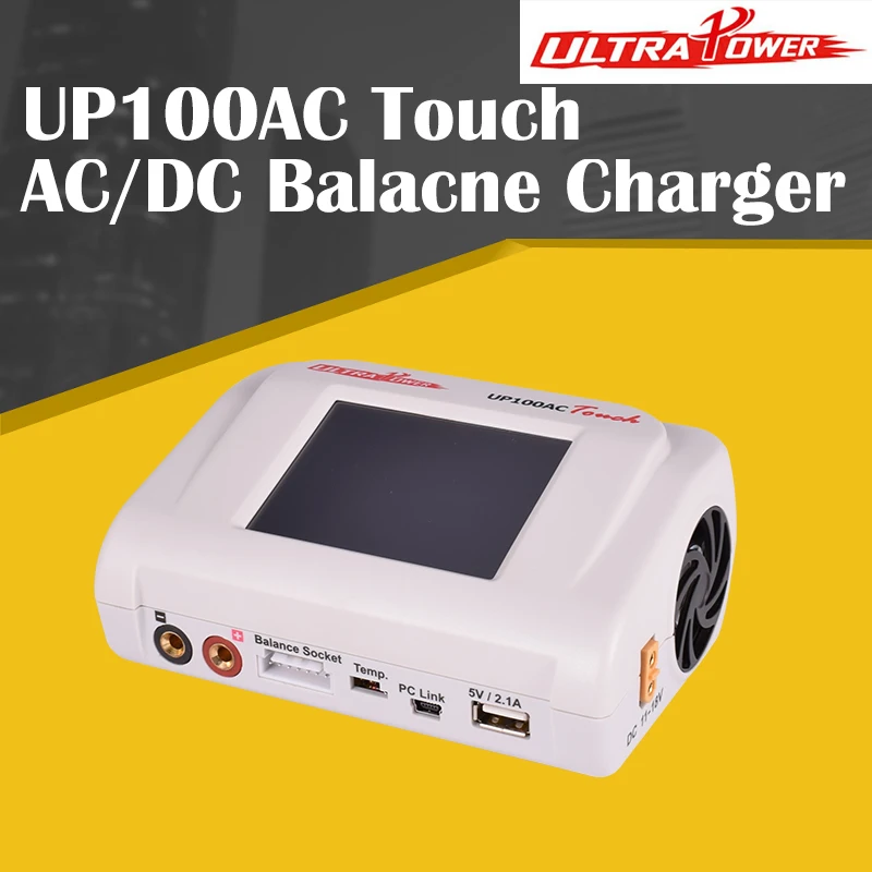 

UltraPower UP100AC Touch AC/DC Balacne Charger 100W/ 10A 100-240V Multifunction Charger/ Discharger for LiPo Battery EU Plug