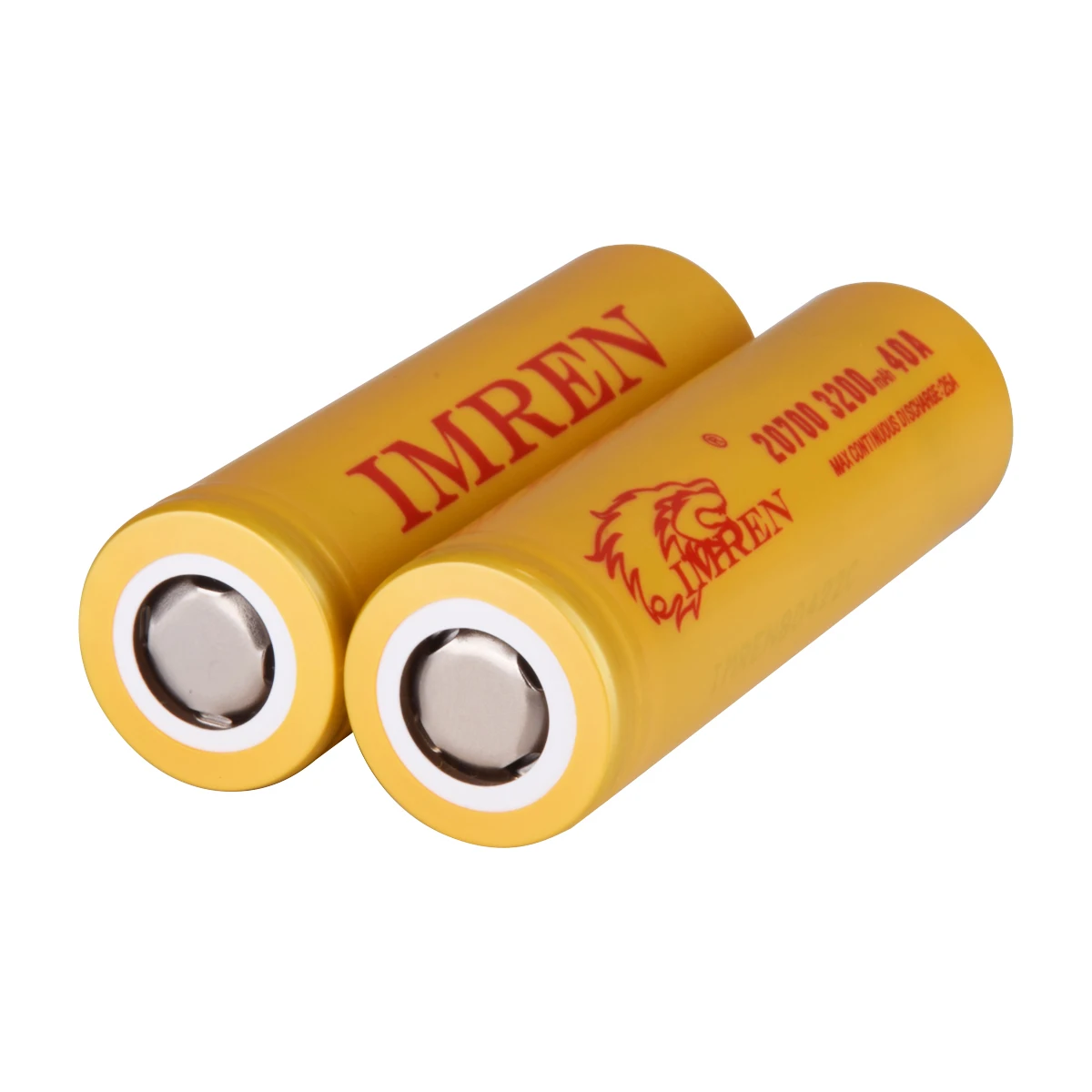 IMREN 20700 3.7V 3200mAh Rechargeable Li-ion Cylindrical Battery for Ebike Eletronic Power Flashlights Drone Headlamps RC Cars