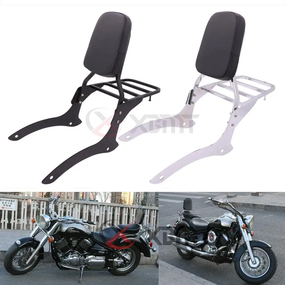 

Motorcycle Passenger Backrest Sissy Bar Luggage Rack For Yamaha Vstar XVS 1100 Custom Dragstar XVS 1100 Custom XVS1100 2000-2011