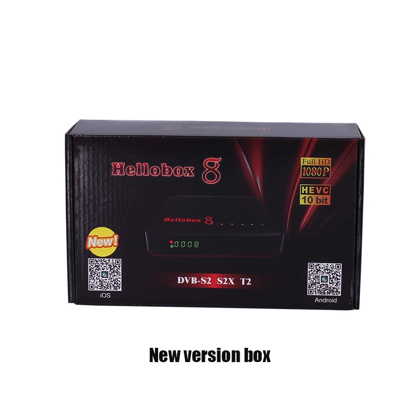 Hellobox 8 Ricevitore Satellitare DVB-T2/C Combo TV BOX TV Satellitare Play Sul Cellulare Del Telefono di Sostegno del Android/IOS giochi all'aperto DVB S2