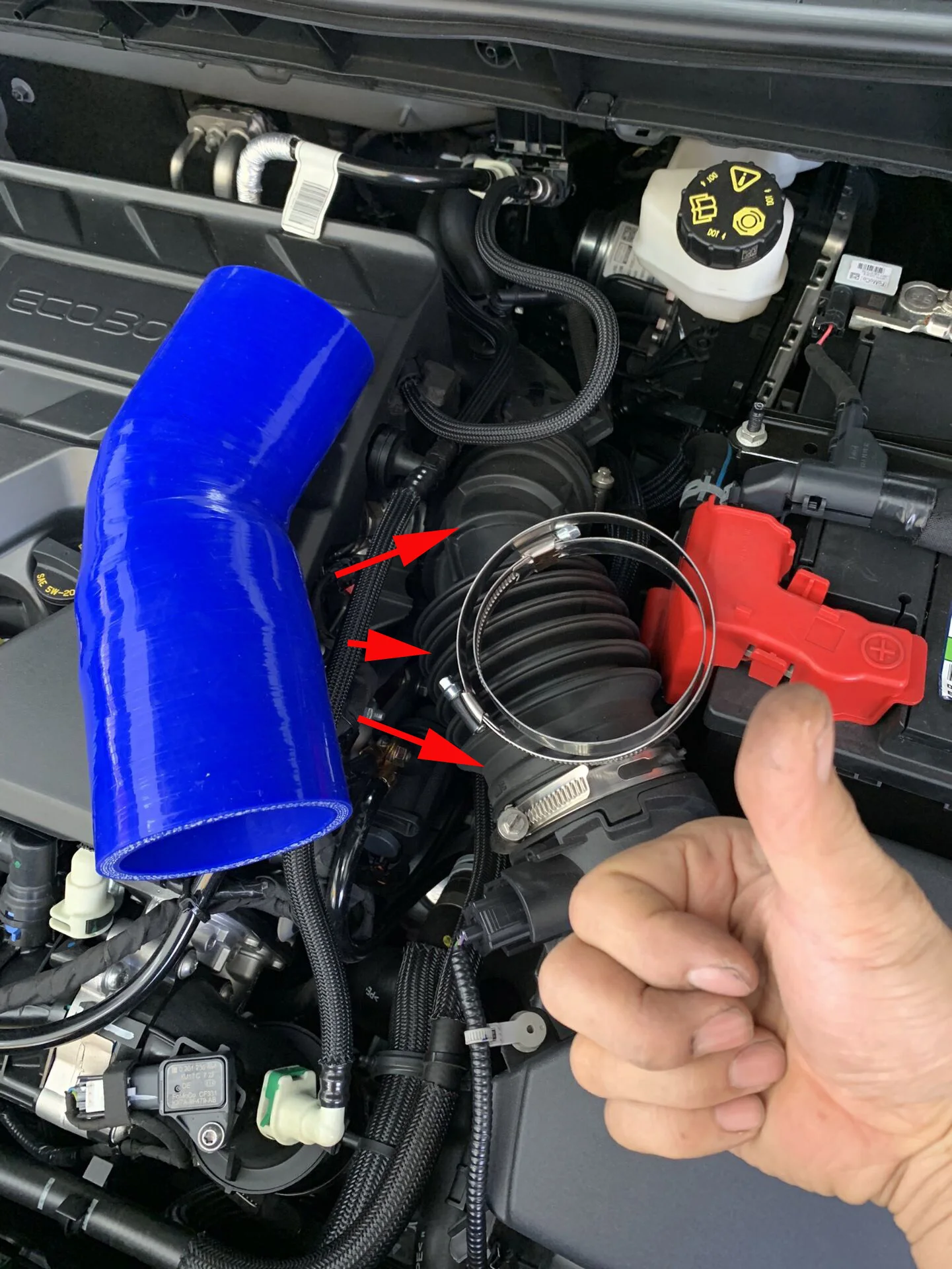 

JX619R504C 2236926 JX61-9R504-C воздухозаборный шланг фильтра для Ford Focus Escape Mk4 1,5T 2020-2021 без зажимов