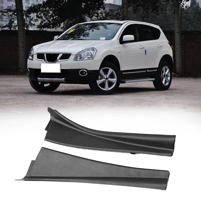 Auto Voorruit Ruitenwisser Side Trim Cover Water Deflector Cowl Plaat Links Rechts Fit Voor Nissan Qashqai J10 2008-2015