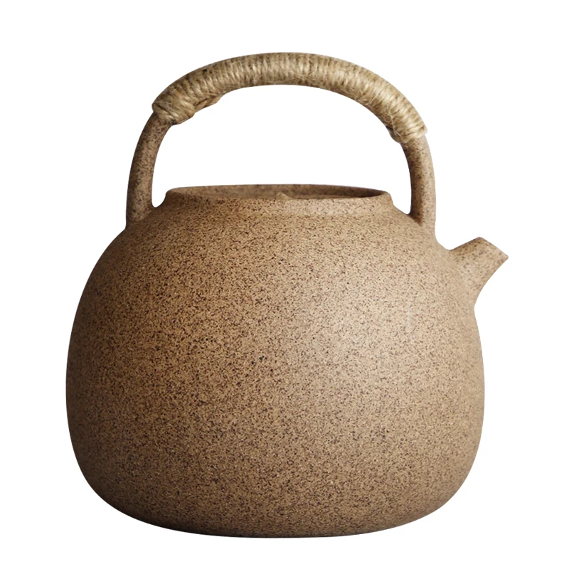 

Jiutu Japanese Clay Teapot Heat-Resistant Health Kettle Open Fire Teapot Electric Ceramic Stove Household Kettle Tea Making