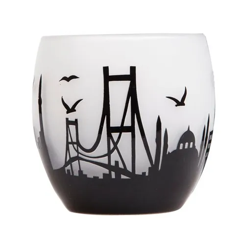 Arte Home Globe Istanbul Black Candle holder