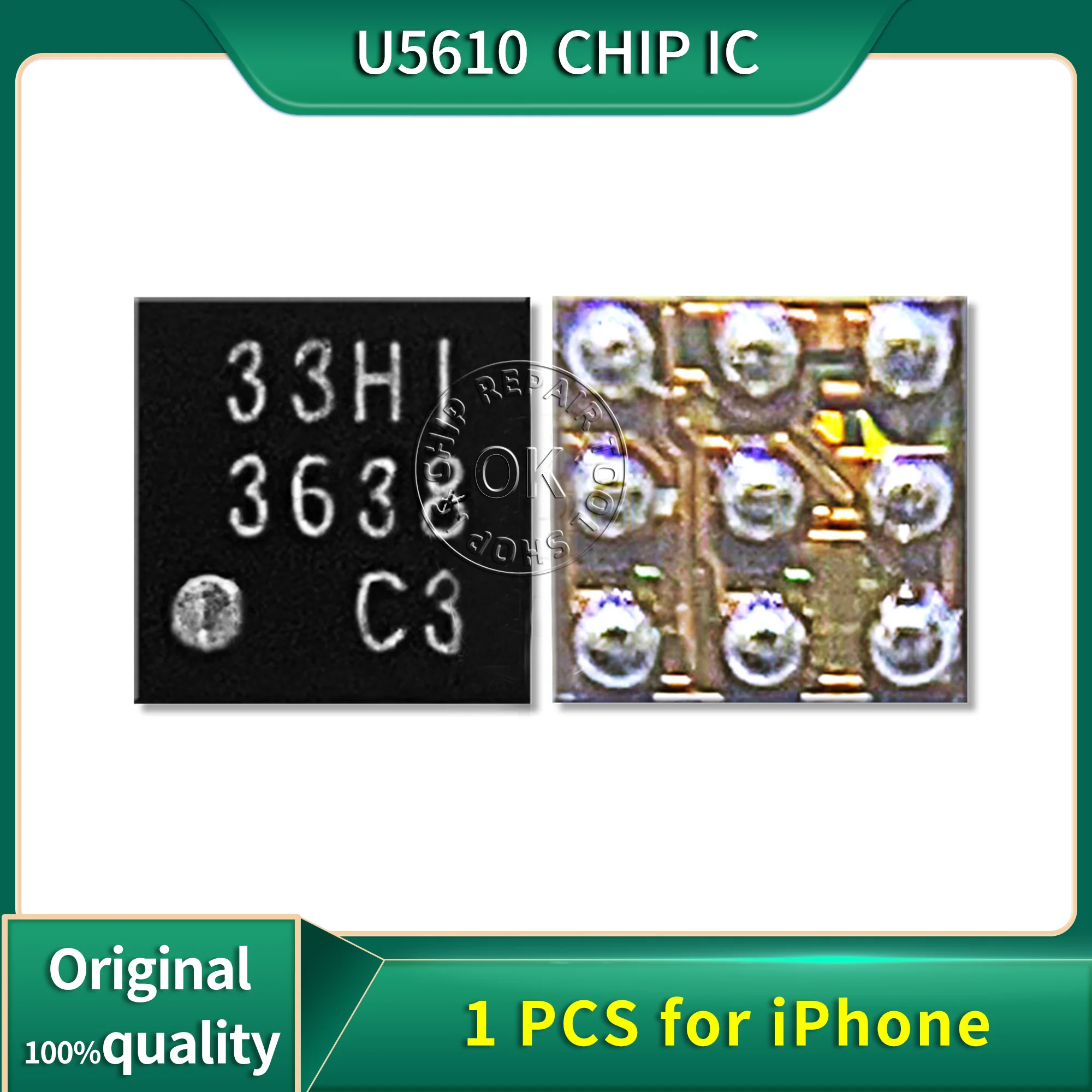 2-20 قطعة/الوحدة U5610 آيفون 8 8 plus 8 p LM3638A0 MOJAVE ميسا دفعة رقاقة 9pin 3638 LM3638 الخلفية ic ضوء التحكم رقاقة