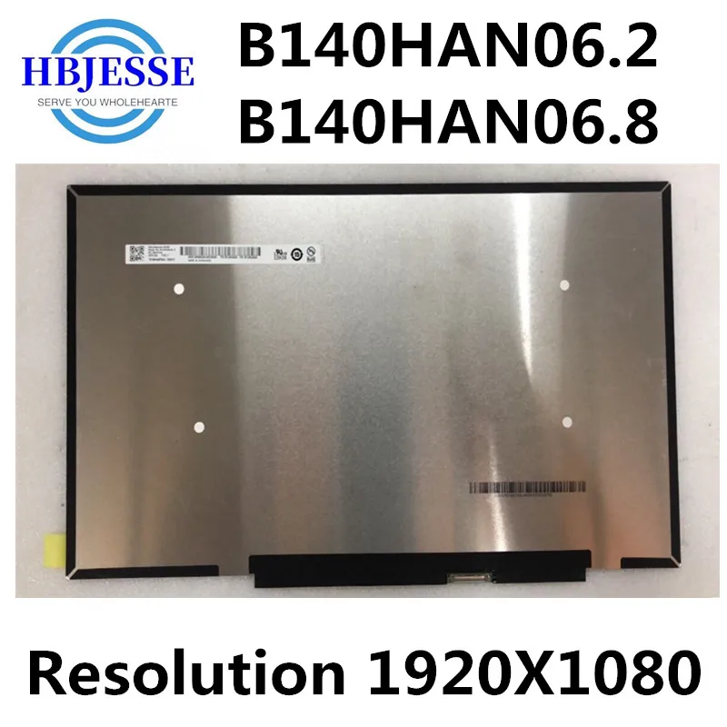 

Original 14" Notebook LCD FHD 1920X1080 30pin compatible B140HAN06.8 B140HAN06.2 LCD Display Screen