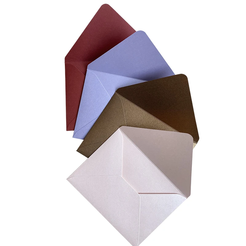 5pcs/lot 14X19CM Color Blank Envelope Pearl Paper Envelope For Wedding Invitation Business Envelope Gift Envelope