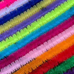 3YD/6YD 2.5cm Gauze Belt Foldable Wrinkle Center Line Diy Hair Accessories Clothing Luggage Toys Home Textile Materials