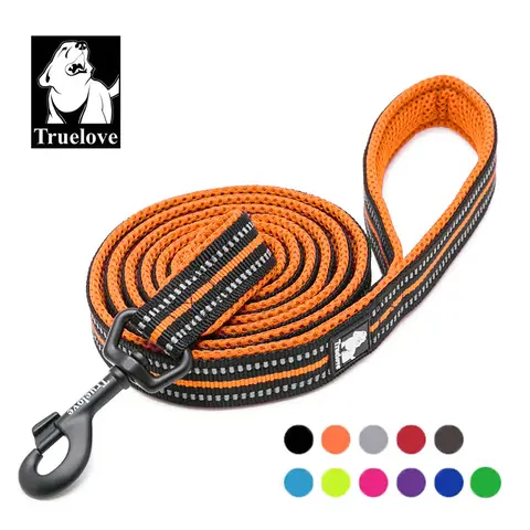 Reflective Double Handle Dog Leash 200cm TRUELOVE