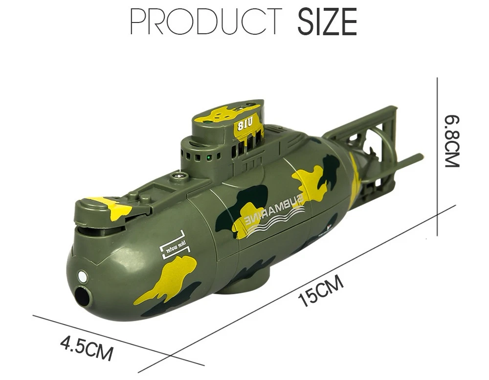 High speed motor Remote control 3311M Model 6CH simulation submarine Electric Mini RC Submarine Kids Children Toys gift For Boy