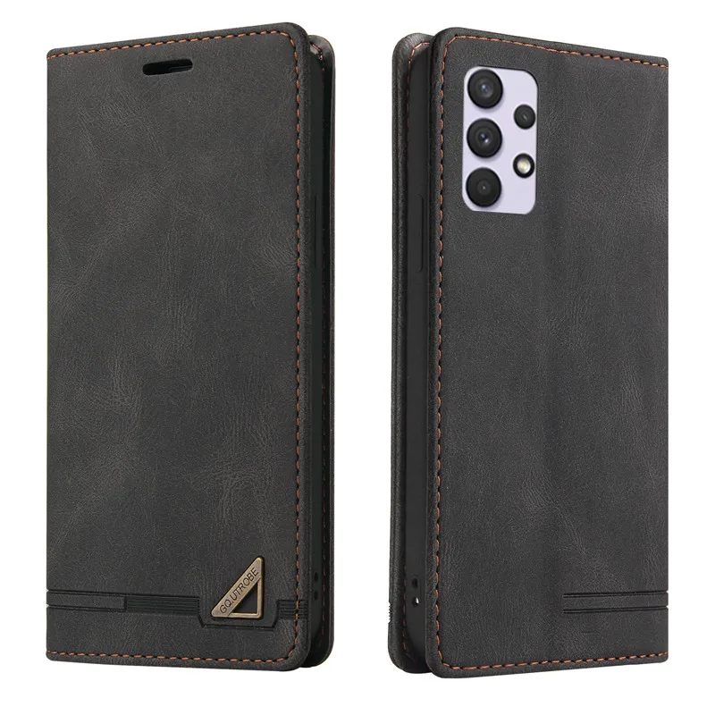 Magnetic Wallet Case on For Samsung Galaxy A12 A32 A52 A72 A02 A42 A02S 5G A 12 32 52 72 42 Coque Leather Book Phone Flip Cover