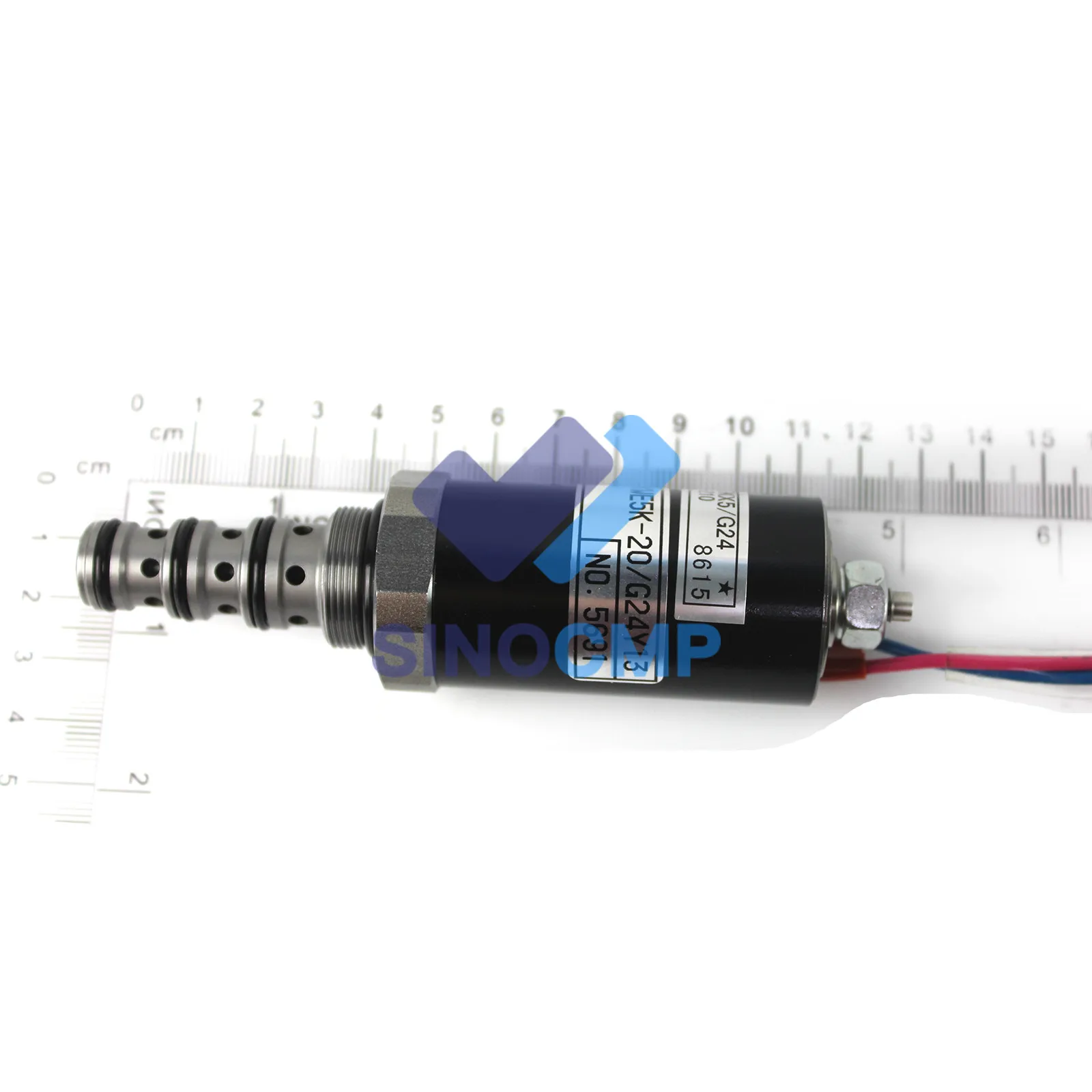 Hydraulic Pump Solenoid Valve KWE5K-20/G24Y13 For Sumitomo SH135 Excavator Parts