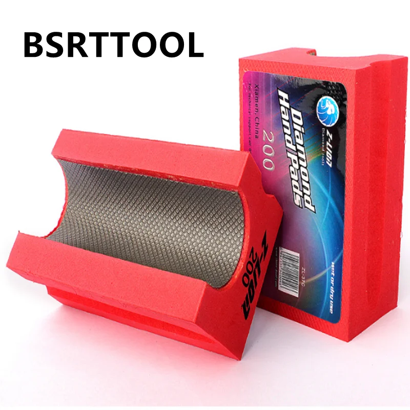 Bsrttool V30 90*55Mm Diamant De Hand Polijsten Pads Diamant Slijpen Pad Voor Keramische Vloertegel Slijptol