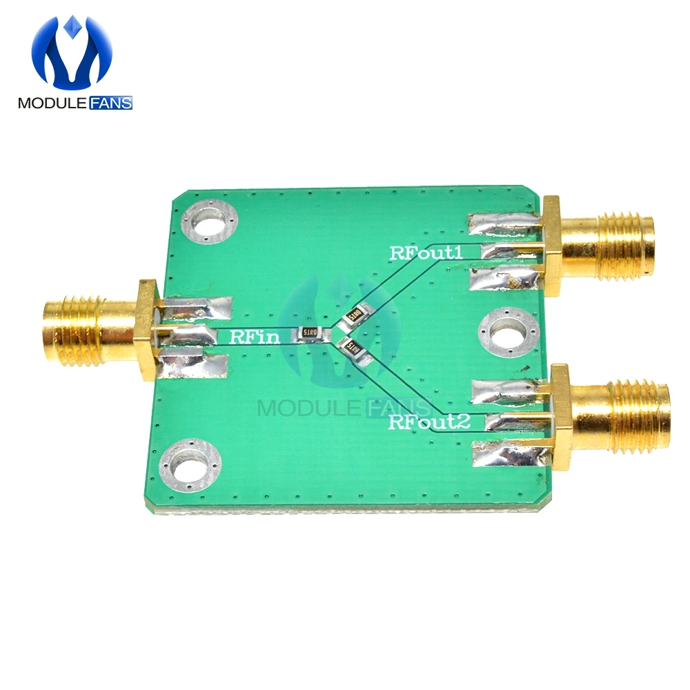 RF Mikrowelle Widerstand 6dB 50 Ohm RF Power Splitter Power Divider Splitter 1 Zu 2 Combiner SMA Radio Frequenz Teiler DC-5GHz – Detail 4