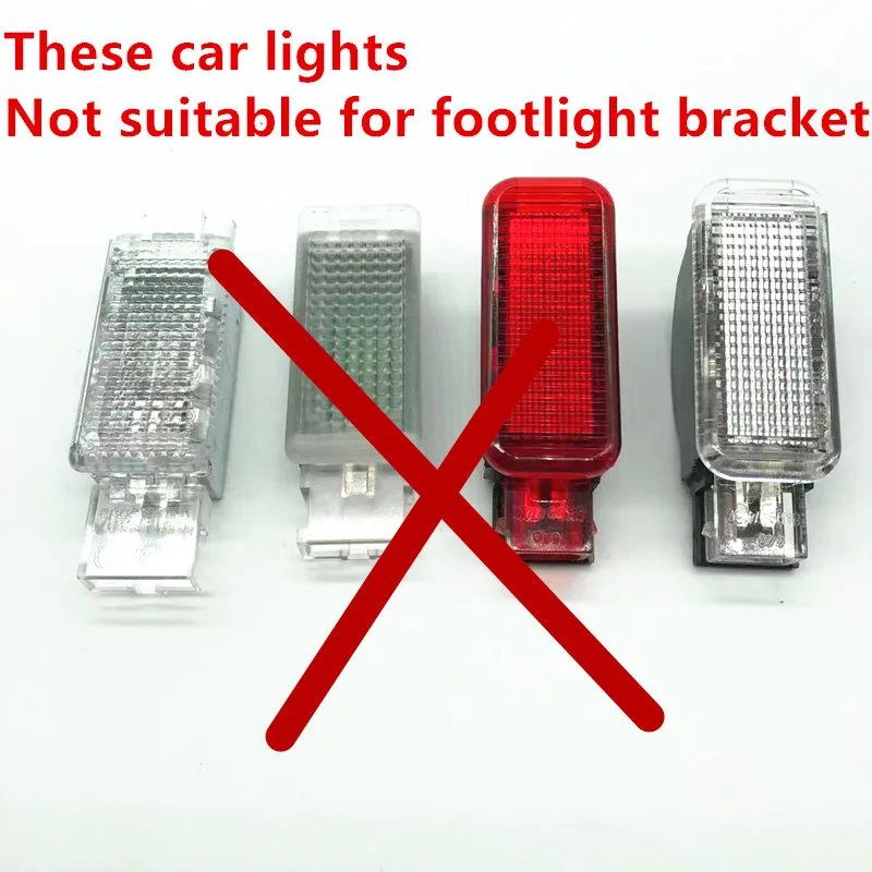 2pcs car rear multicolor light led footwell light Bracket lamp holder for vw Golf 8 MK8 2021 2022 For Audi 5HG947307 5HG 947 307