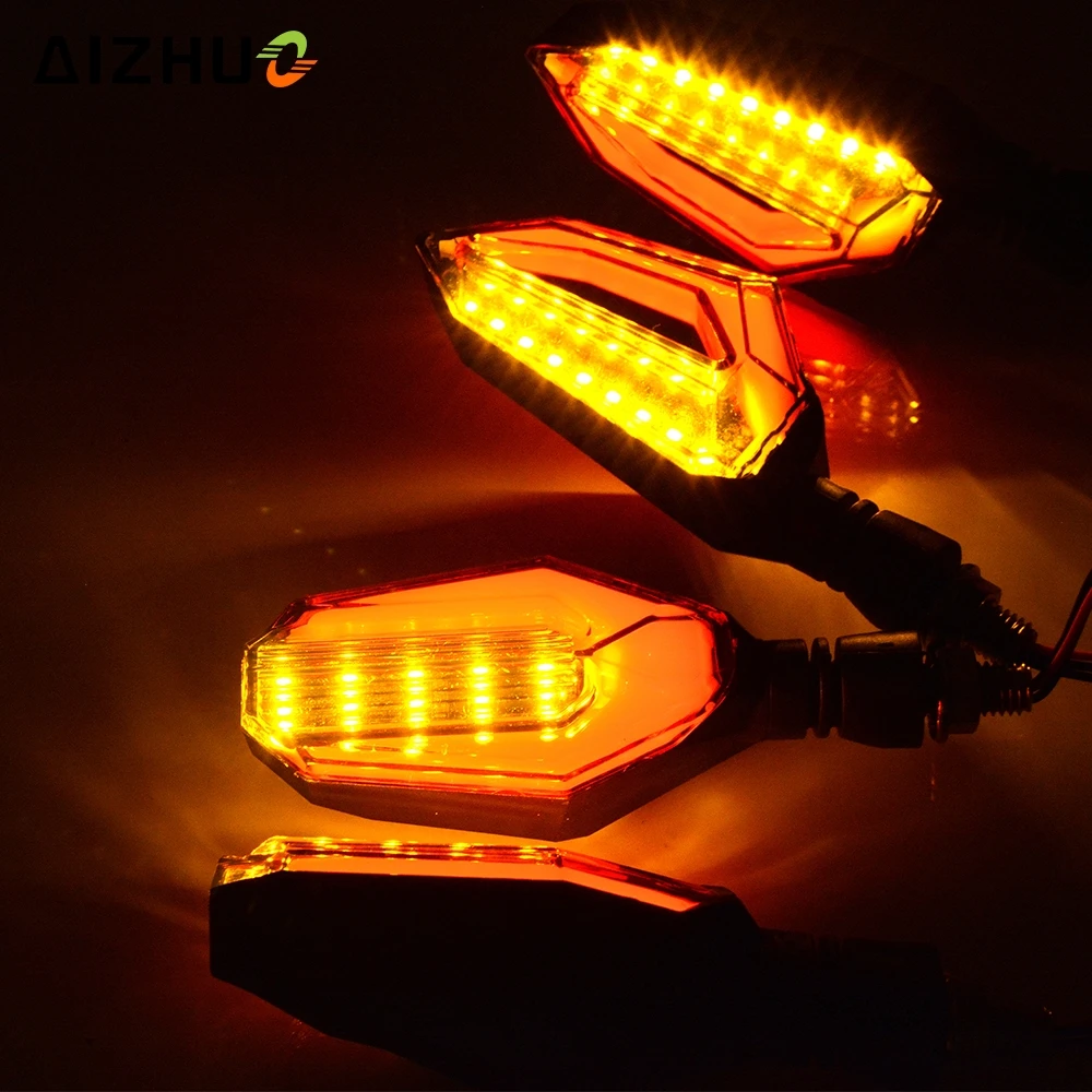 12V Led Motorcycle Turn Signals Light Flasher Lights for yamaha DT125 DT125R DT200 DT230 DT 125 200 230 MT-07 FZ-07 MT 07 FZ 07