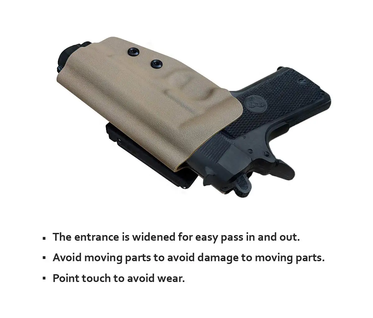 Pole. craft 1911 coldre owb kydex coldre se encaixa: colt comandante 1911 .45 / 9mm / 4.25 "/4.5"/pt1911 coldre de arma