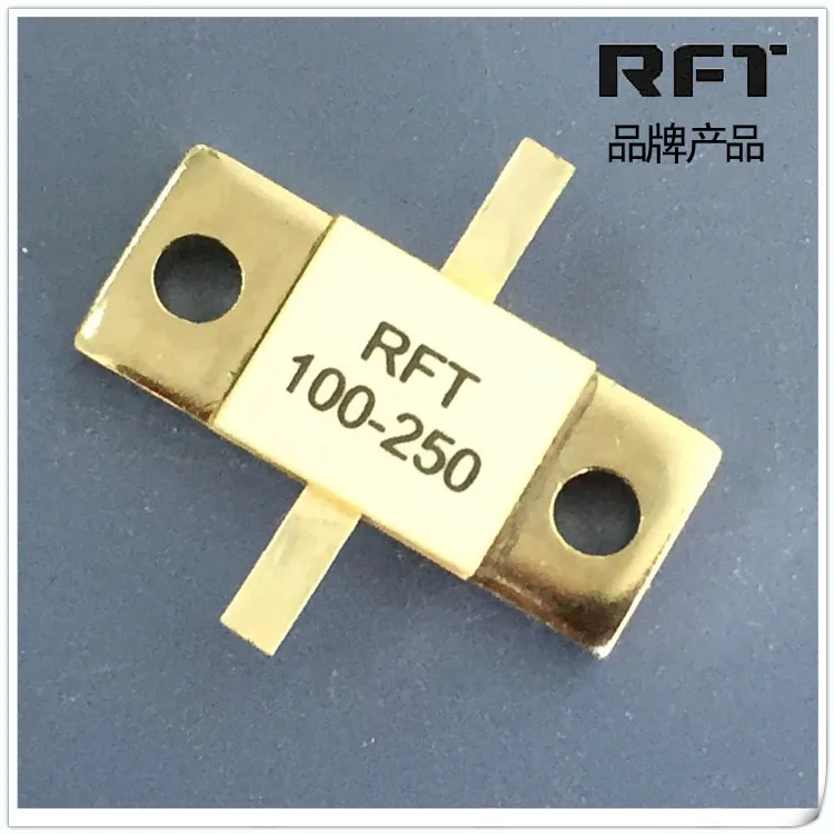 RFT100-250 flange type double lead 10 ohm 50 ohm 75 ohm 100 ohm 250W high power Microwave RF resistance RF TERMINATION FREQUENCY