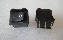 Original New 100% R19A rocker power supply curved foot 3pin 2gear anti-touch rocker switch 6A