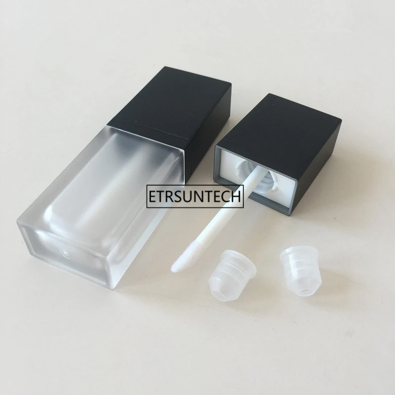 100pcs 8ml Frosted Empty Lip Gloss tube Lip Blam Containers Eyeliner Eyelash Container Mini Lip Gloss Bottle F3638