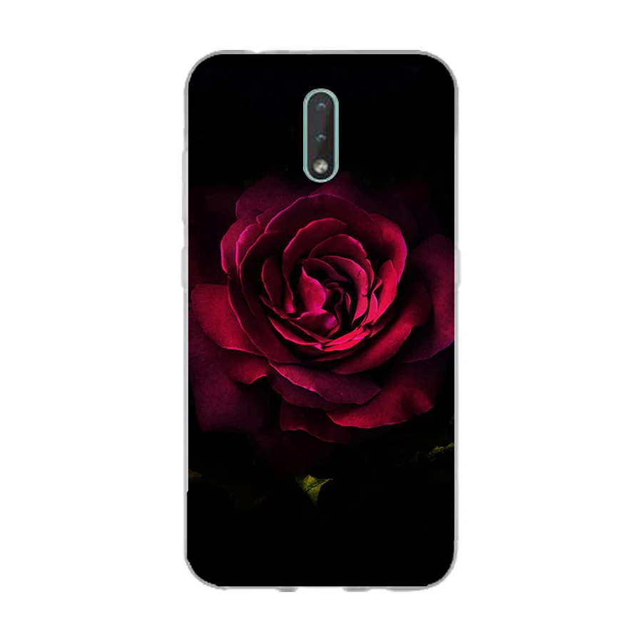 280FG Red Rose Flowers gift Soft Silicone Tpu Cover phone Case for Nokia 2.1 2.3 3 3.1 4.2 5 5.1 Plus 7.2 6 8