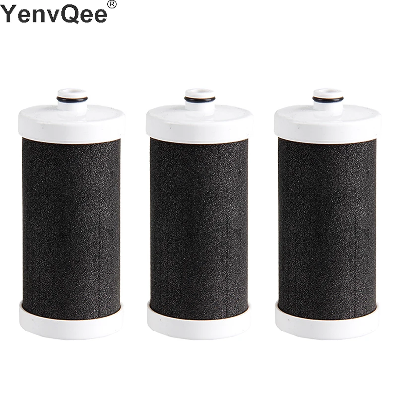 3 pieces Filtro de Grifo Water filter Household Kitchen Health cocoanut Activated Carbon forTap Faucet Water Filter Purifier