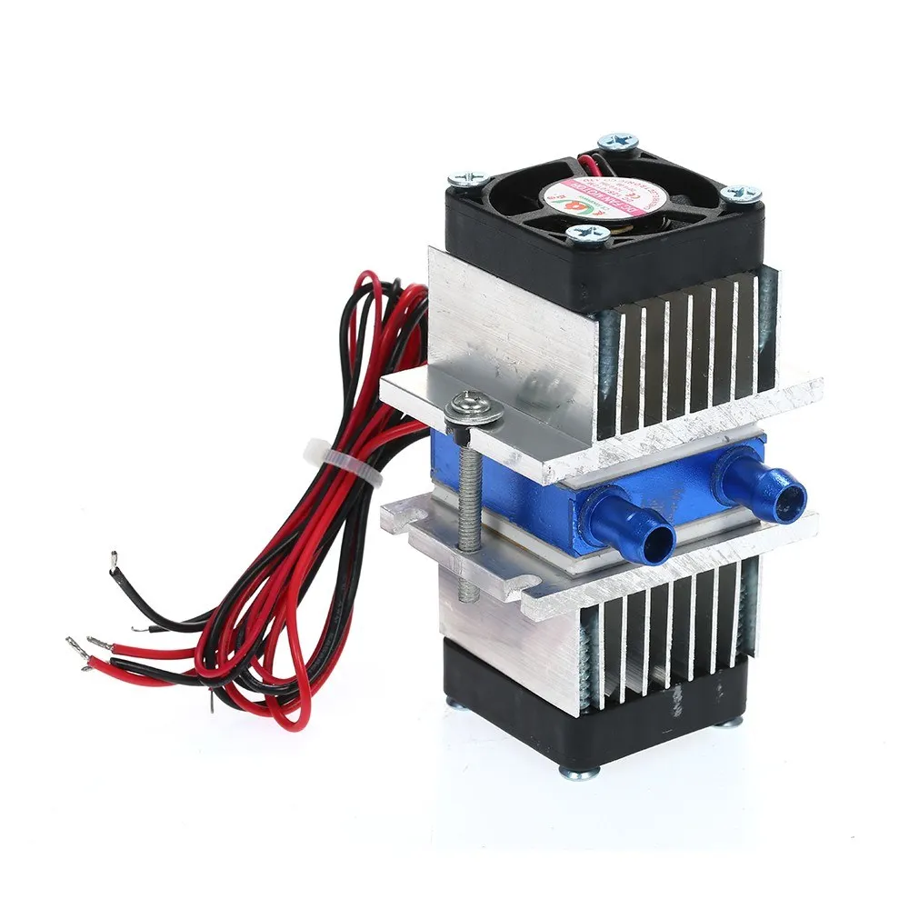 

12V TEC Electronic Semiconductor Thermoelectric Cooler Peltier Refrigeration TEC1-12706 Cooler+Water Cooling System