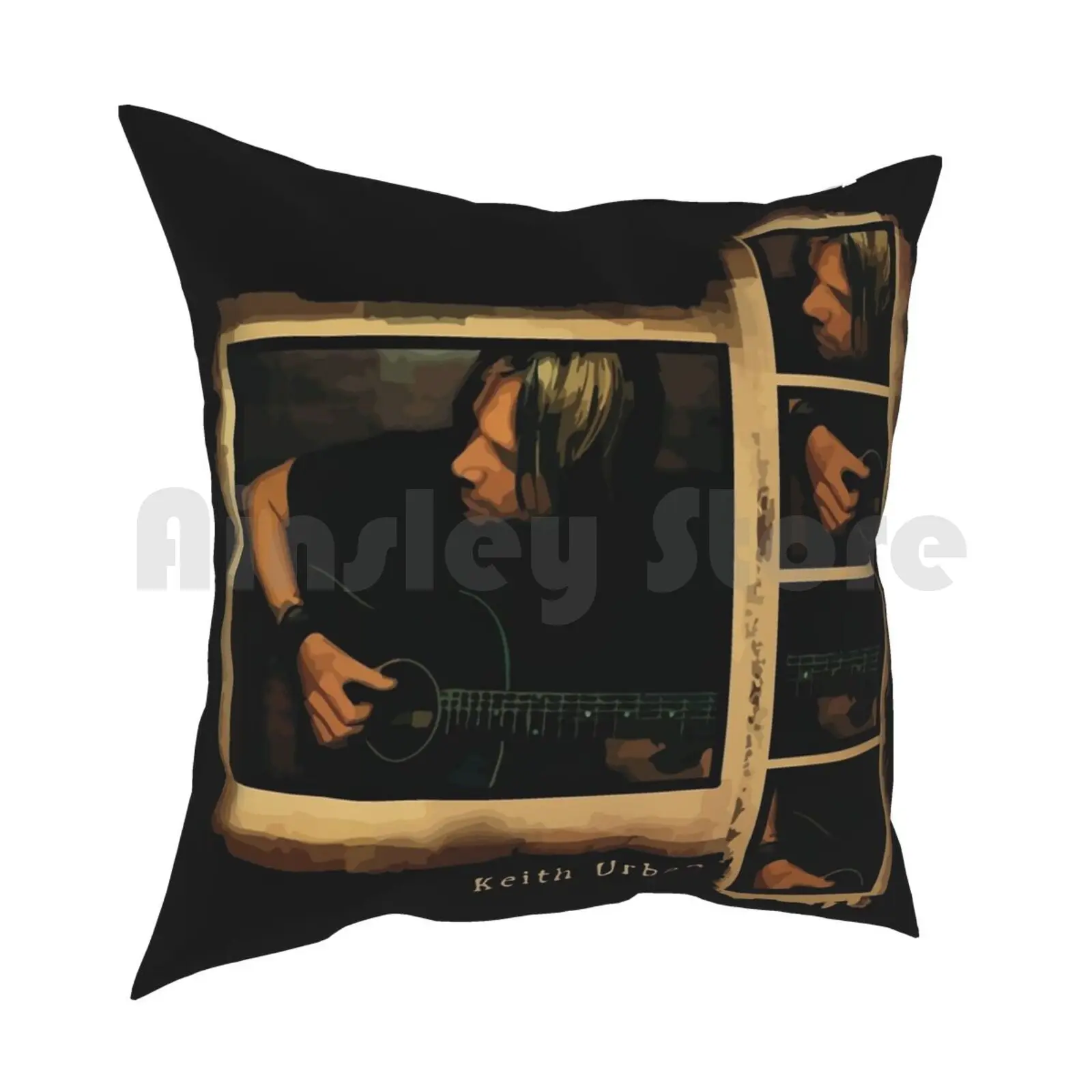 Keith Urban Pillow Case Printed Home Soft Throw Pillow Music Life Band Handsome