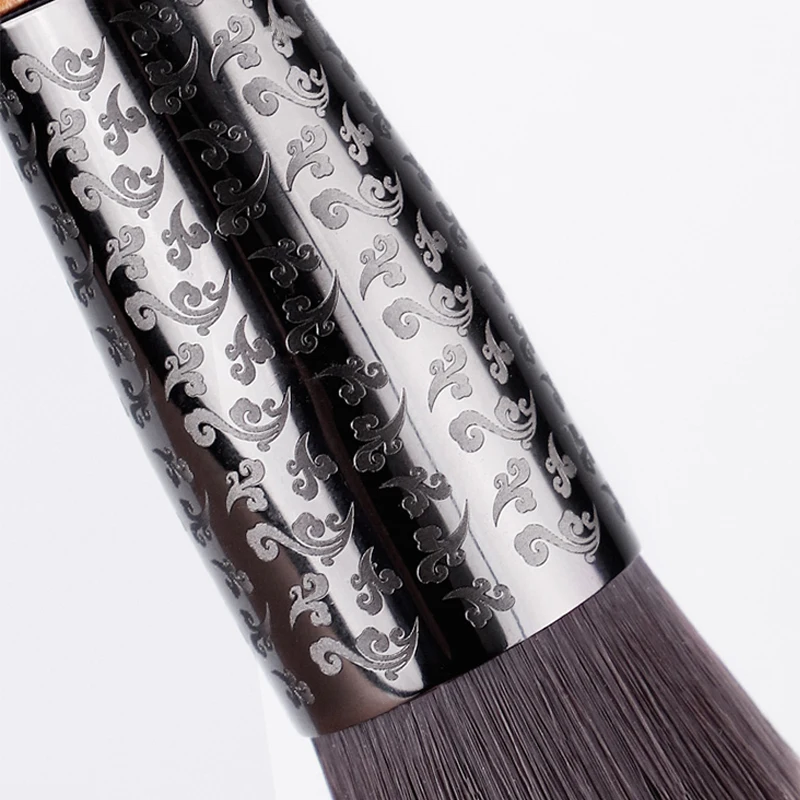 CHICHODO Cọ Trang Điểm-2021 Mới Hổ Phách Series Khắc Ống Tóc Tổng Hợp Chất Lỏng Cọ Kem Nền-Kem BB Đựng Mỹ Phẩm Pen-beauty-F224