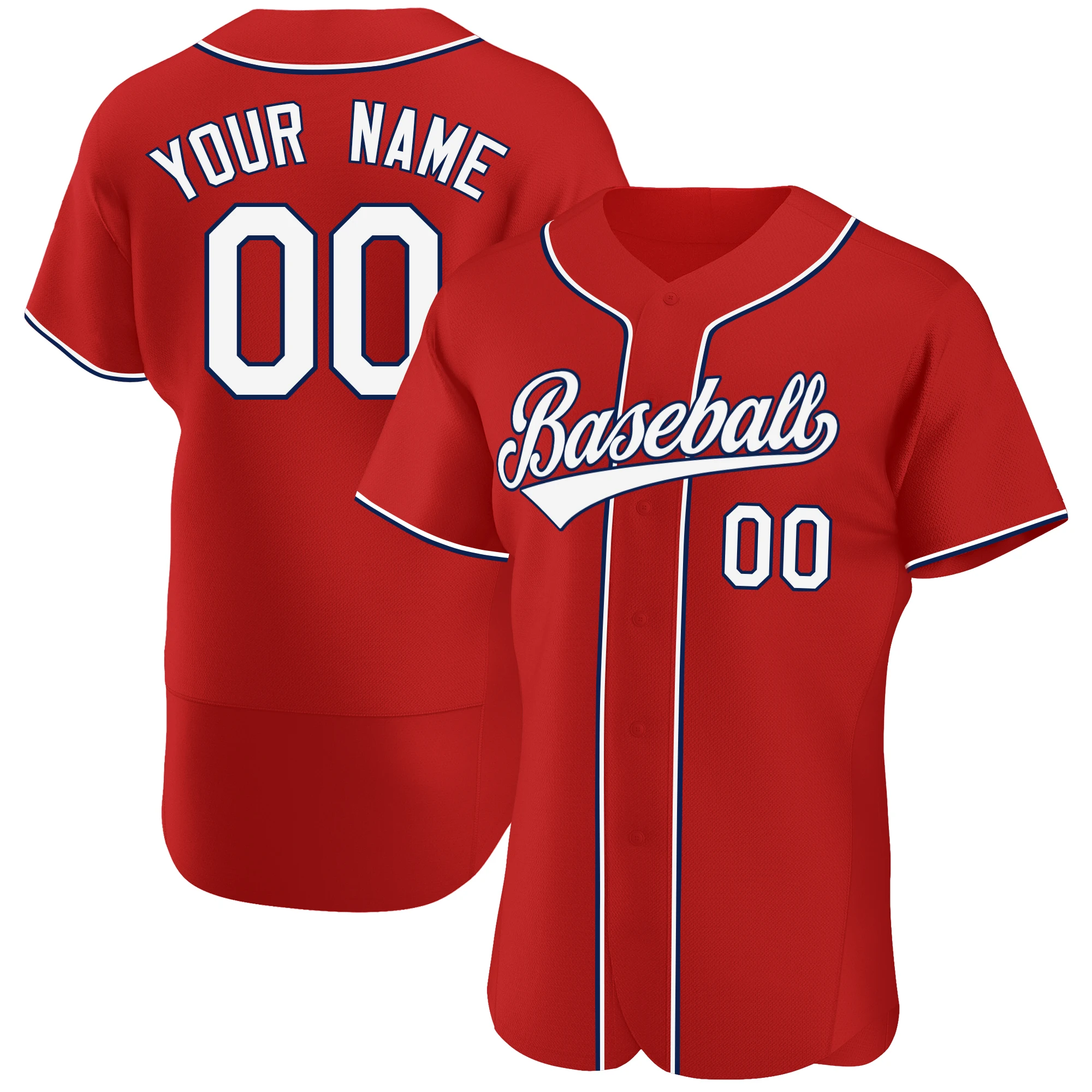 Custom Baseball Jersey Full Sublimated Team Name/Numbers for Adults/Kids Outdoors/Indoors Breathable Soft Softball Uniforms