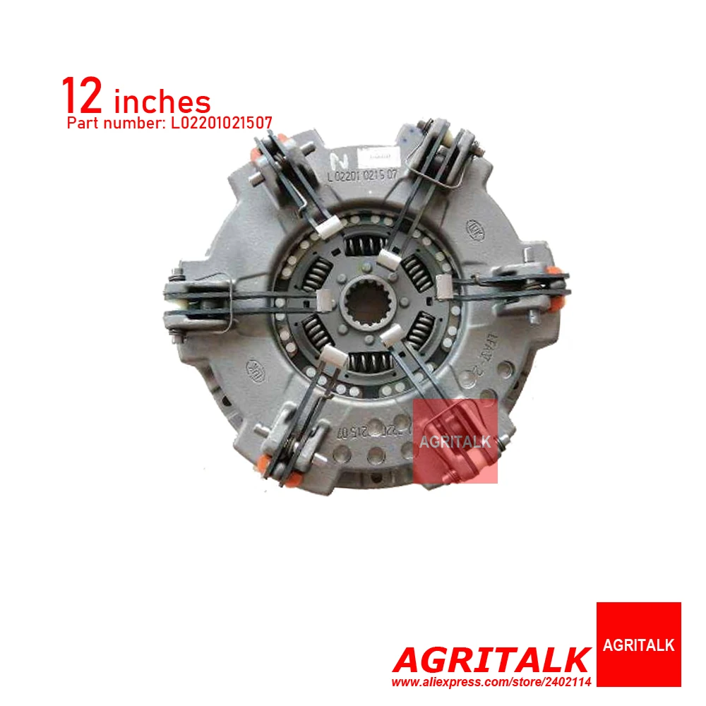 Clutch Luk / Huanghai 12 inches for Lovol  TD/TG series tractor, part number : L02201021507 / FT800.21A.011 / FT800.21C.001