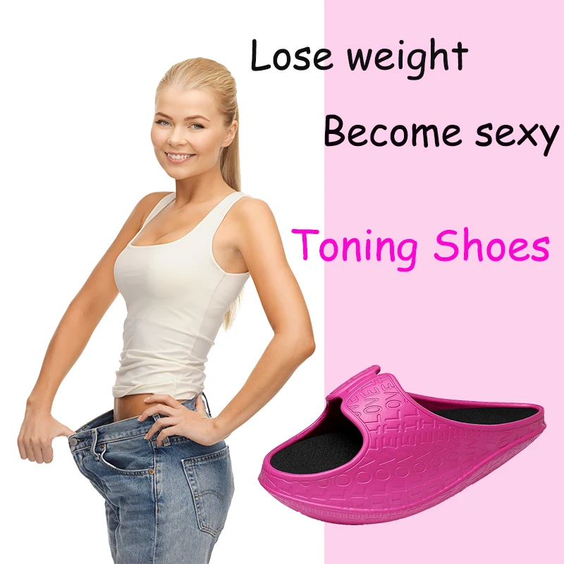 

Hniadia Weight Loss Slippers Leg Slimming Toning Shoes Hips Shaping Fitness Home Sandals Thick Increased Filp Flops To Be Sexier