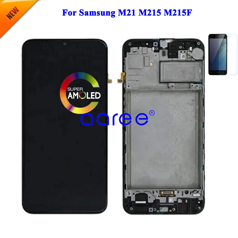 6.4' Spuer AMOLED LCD Screen  For Samsung M21 LCD M215F lcd display For Samsung M21 M215F LCD Screen Touch Digitizer Assembly